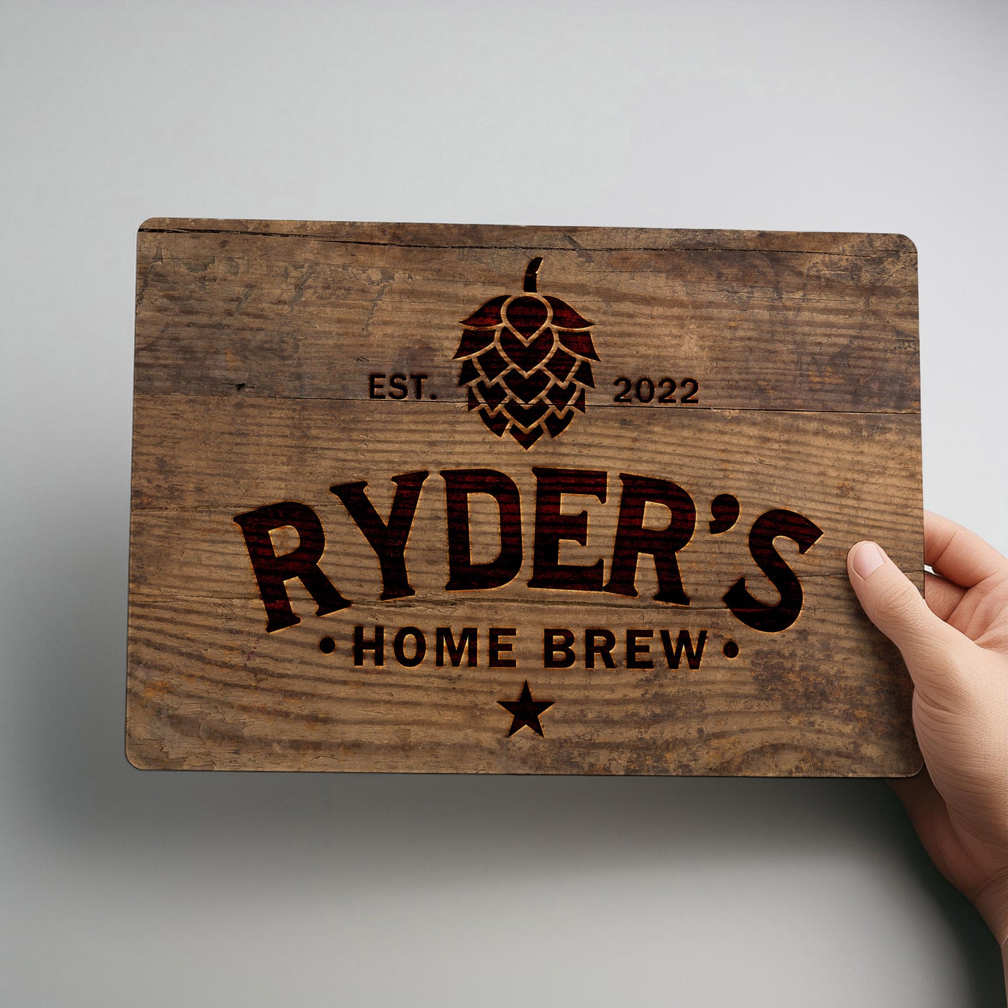 Home Brew Personalised Metal Bar Sign
