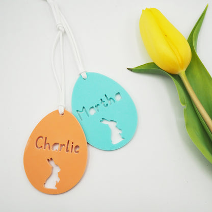 Personalised Easter Hanging Decoration – Custom Acrylic Bunny Ornament, Spring Décor Gift