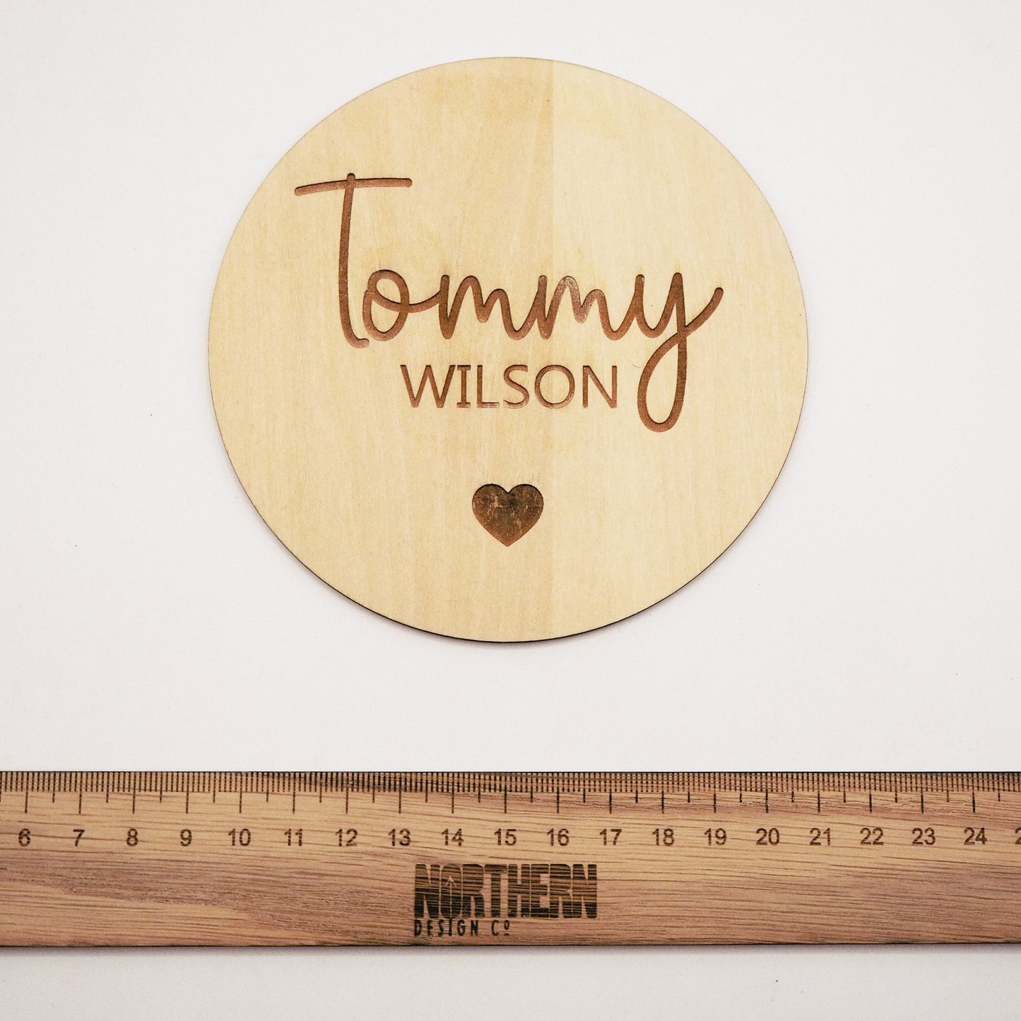 Newborn Baby Announcement Wooden Signs