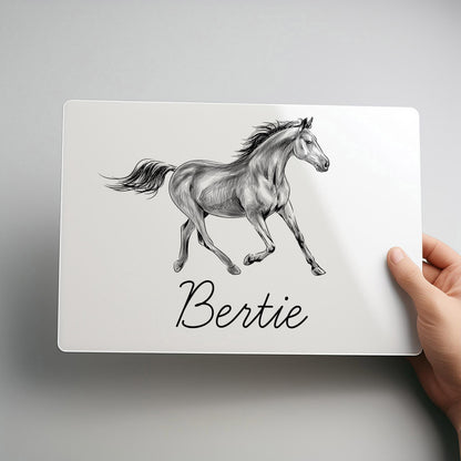 Stable Sign for Horse or Pony Personalised Metal Wall Sign