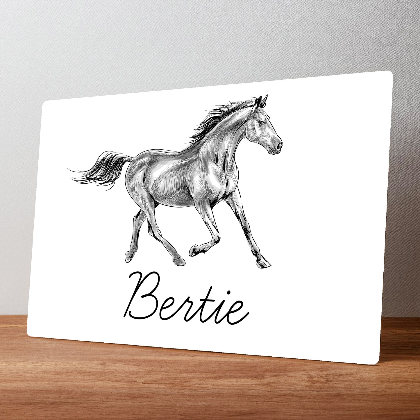 Stable Sign for Horse or Pony Personalised Metal Wall Sign