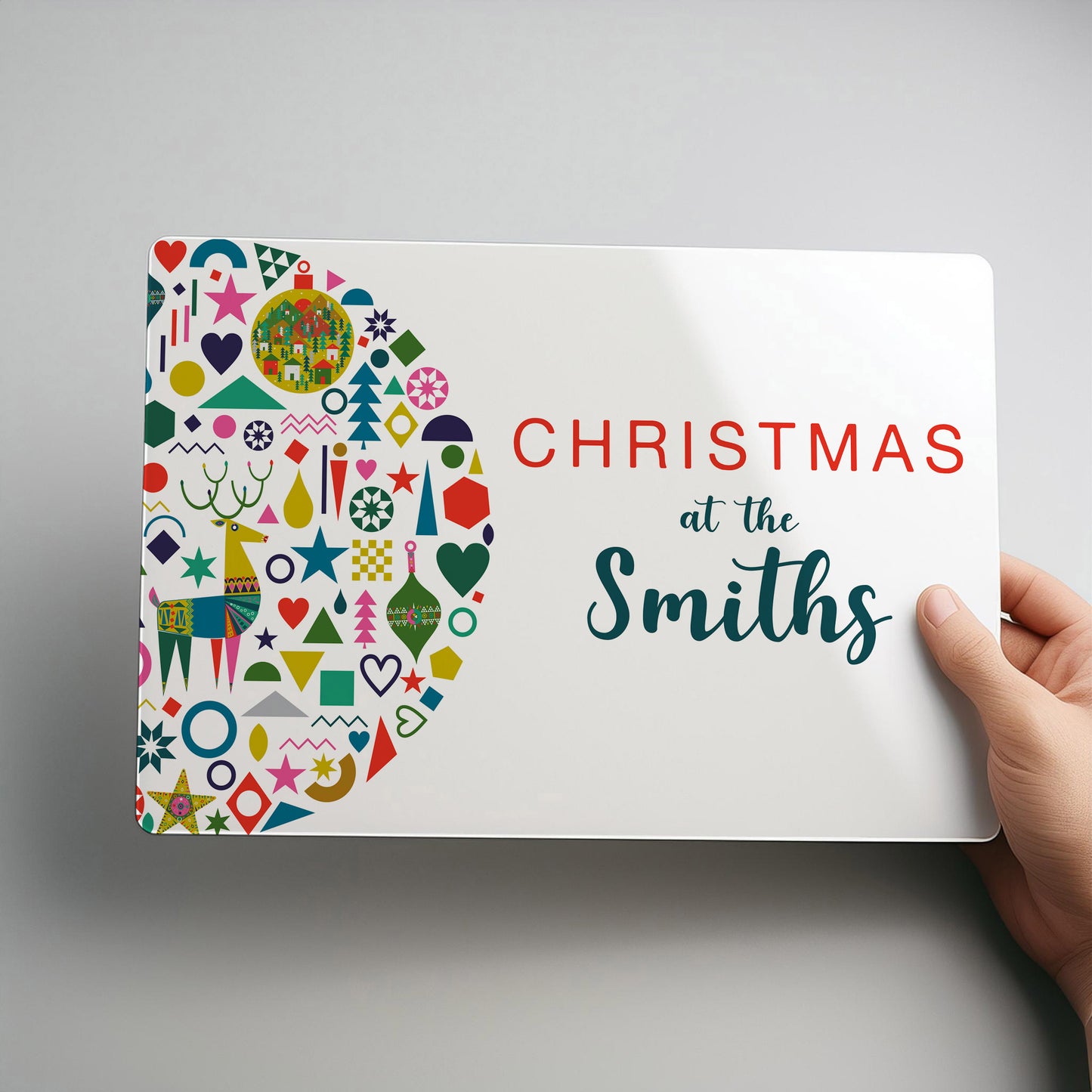 Christmas Decor Personalised Metal Wall Sign