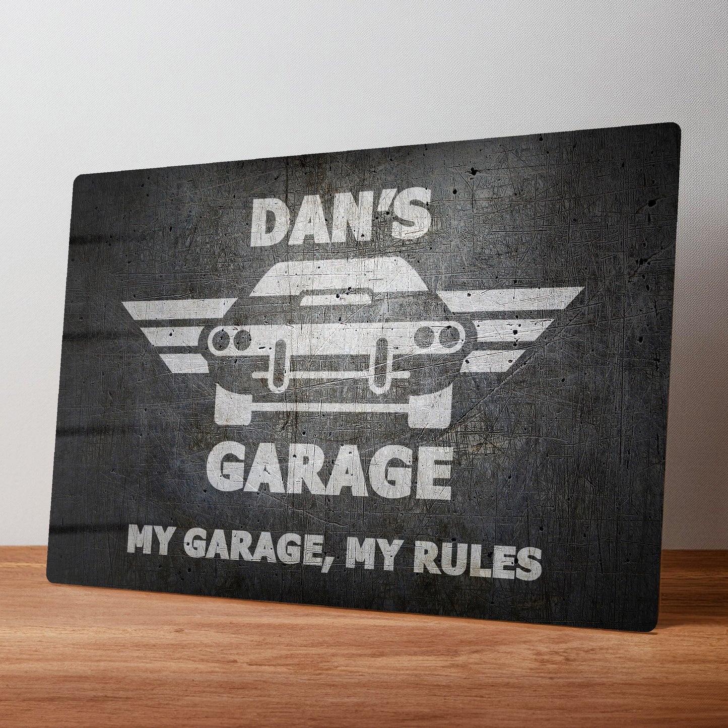 Personalised Garage Workshop Metal Wall Sign