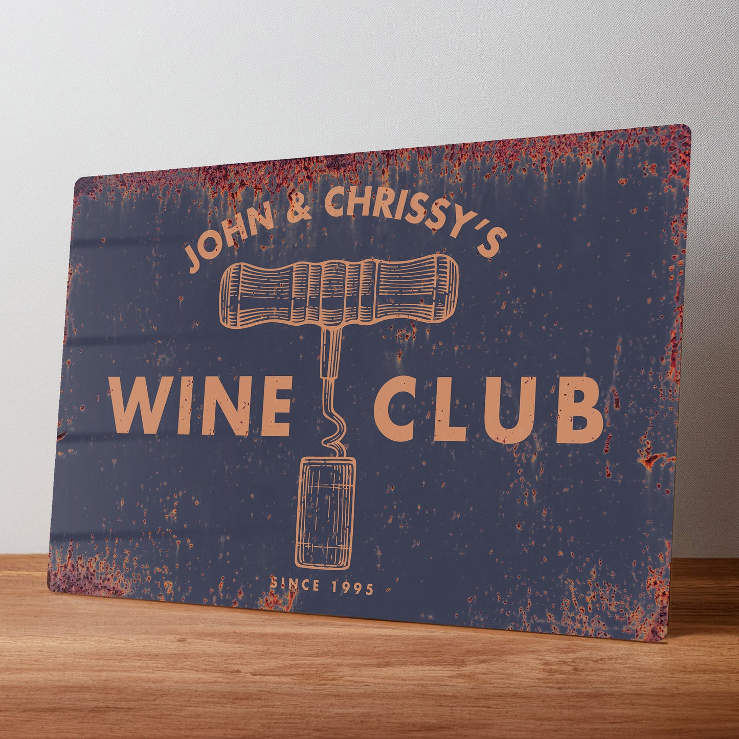 Win Bar Club Personalised Home Bar Metal Wall Sign