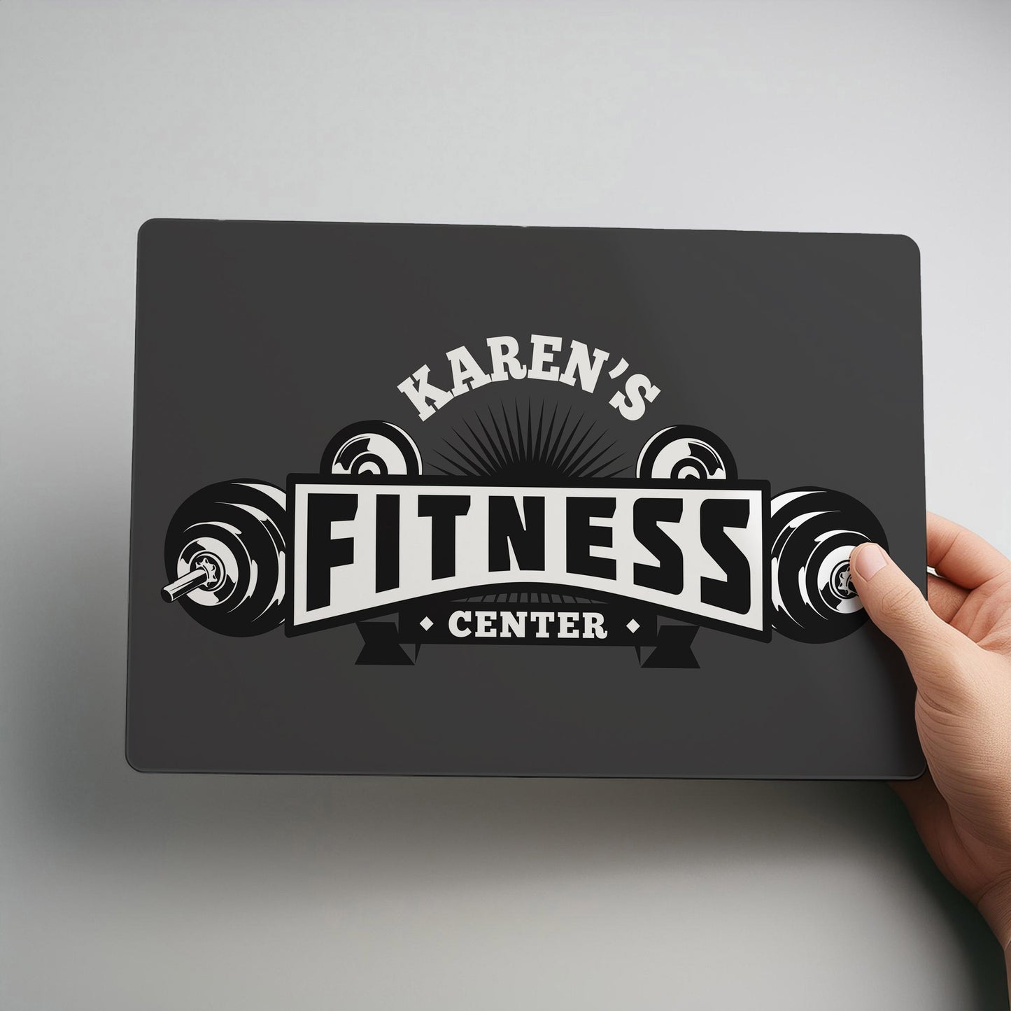 Fitness Studio/Home Gym Personalised Metal Wall Sign