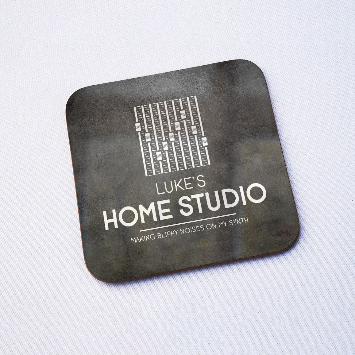 Home Studio Personalised Drinks Coaster