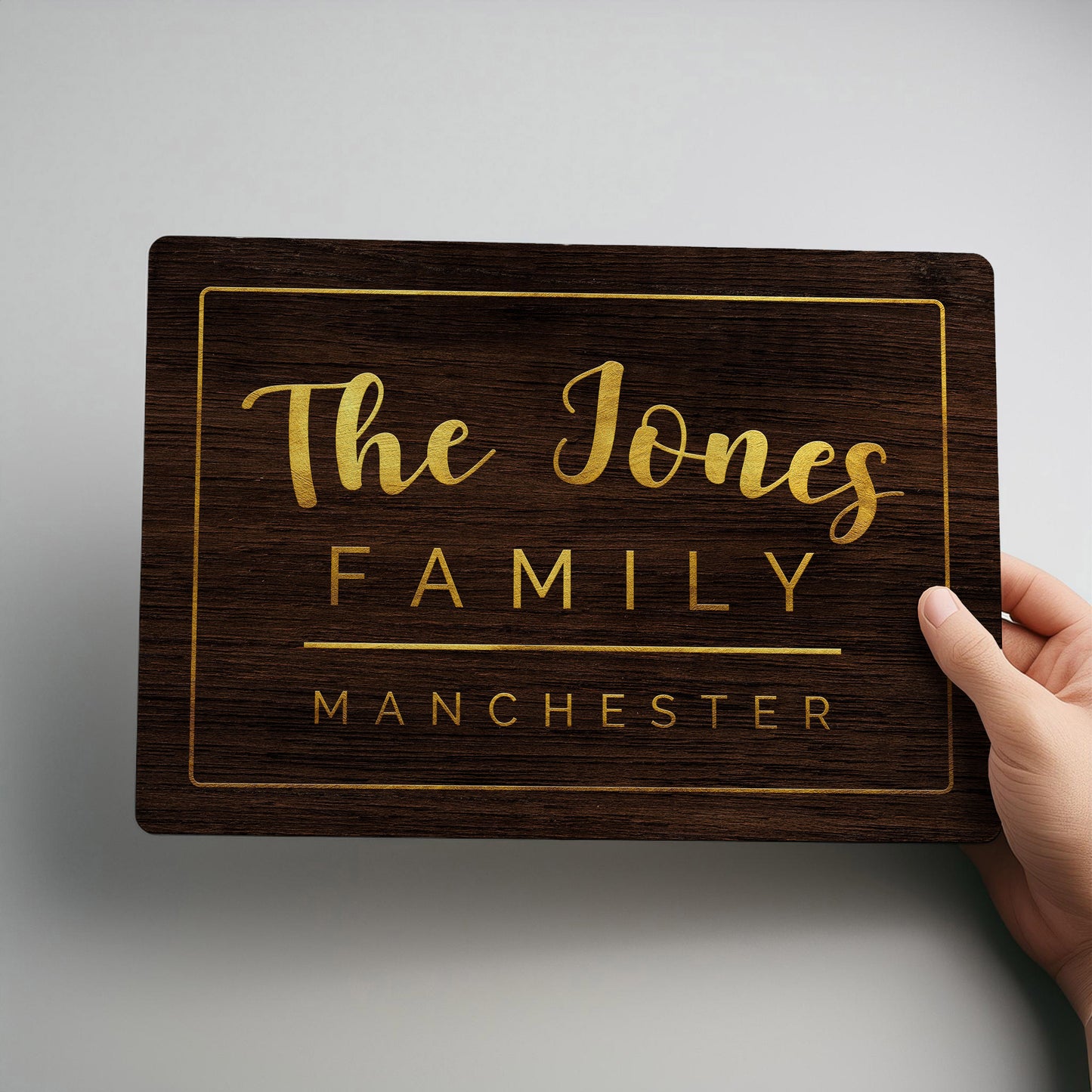 Family Personalised Metal Wall Sign