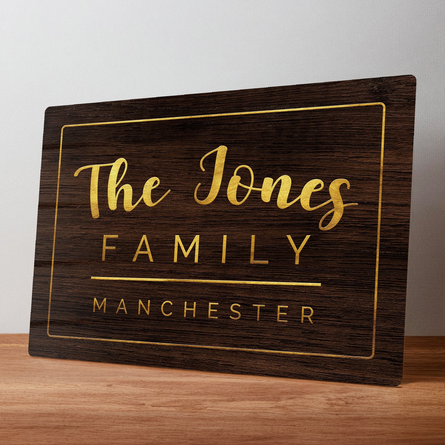 Family Personalised Metal Wall Sign