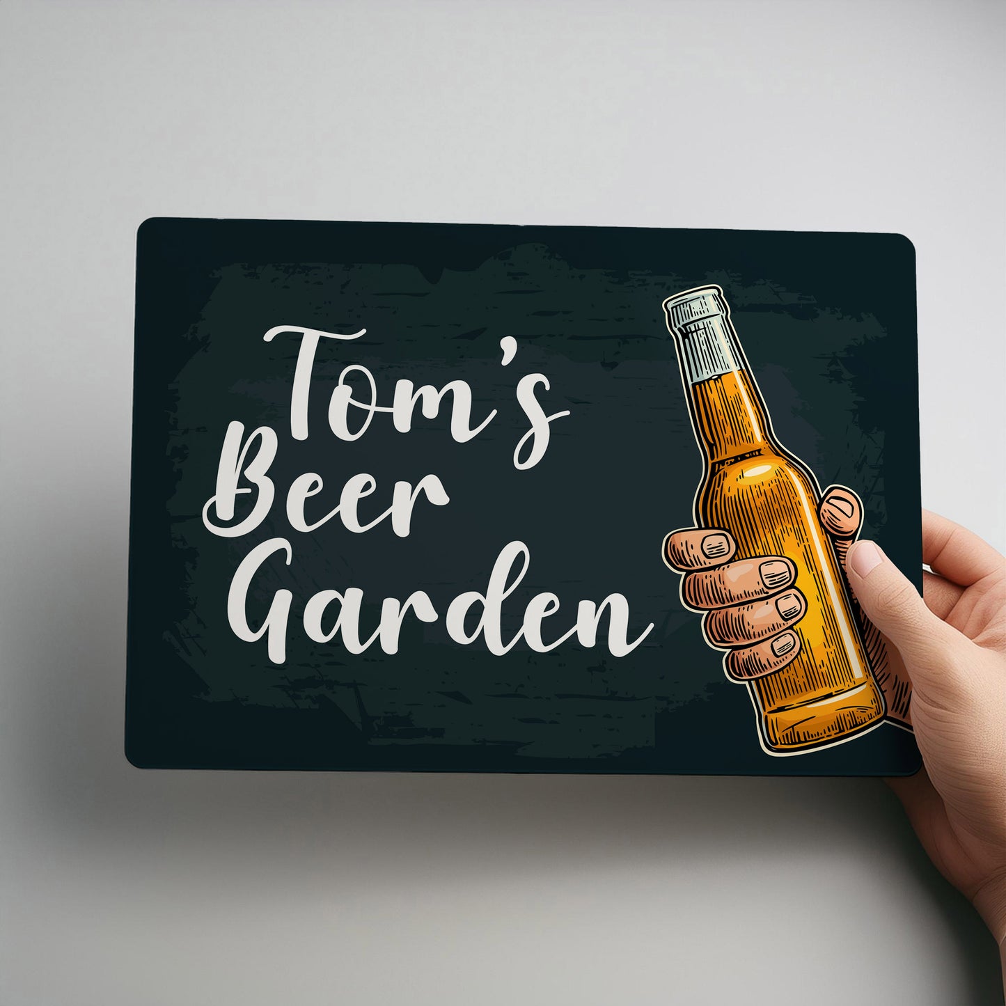 Beer Garden Personalised Metal Wall Sign