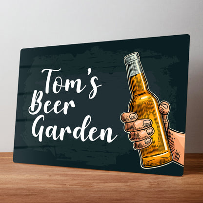 Beer Garden Personalised Metal Wall Sign